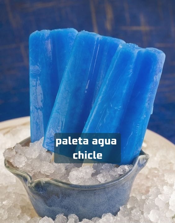 Paleta Refrescante de Agua - Chicle