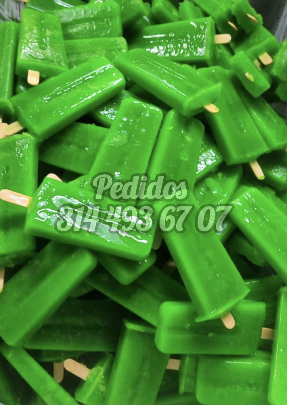 Paleta Refrescante de Agua - Naranja