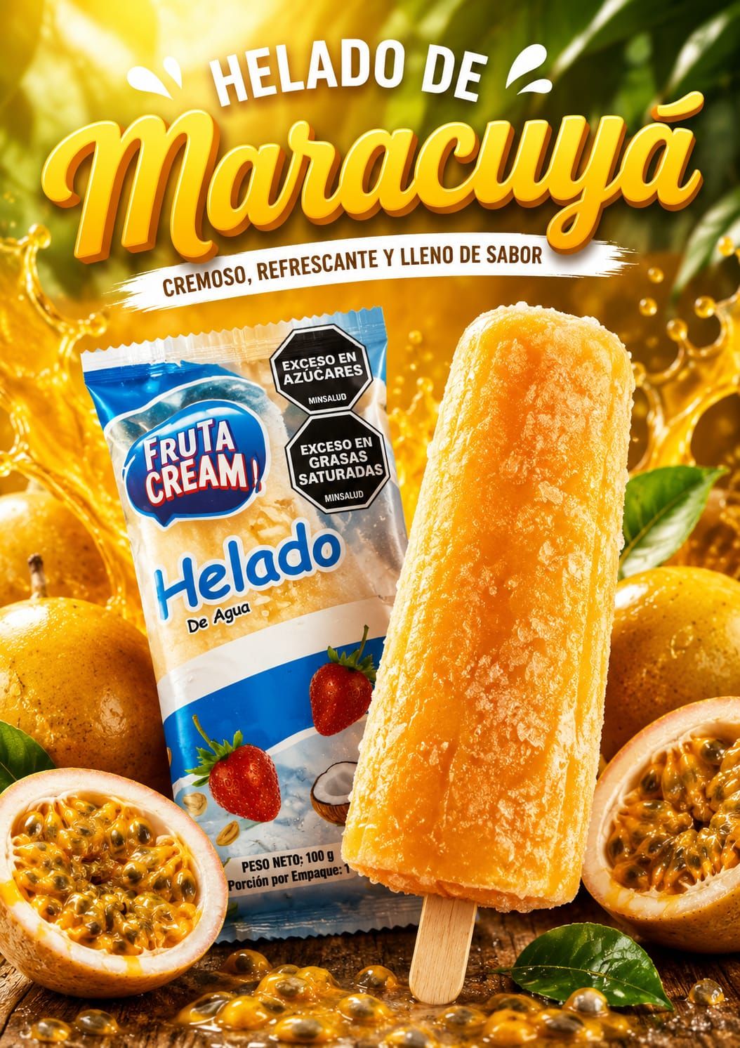 Helado de Maracuya